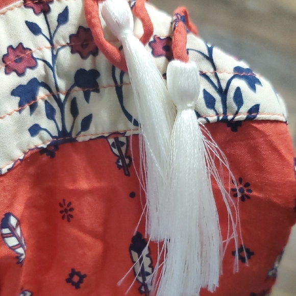 Spell Bohemian Red and Cream Jumpsuit - Picture 9 of 14